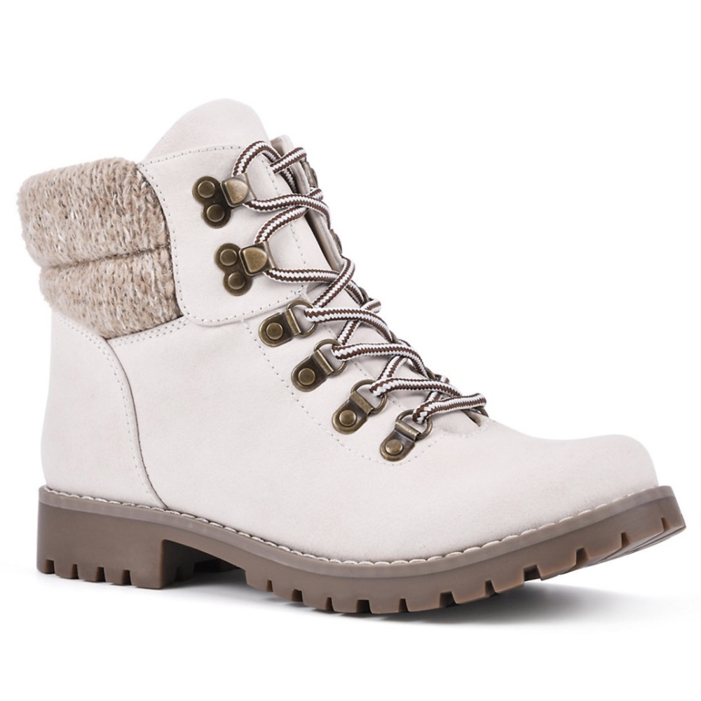 Winter white ankle boots white mountain pathfield